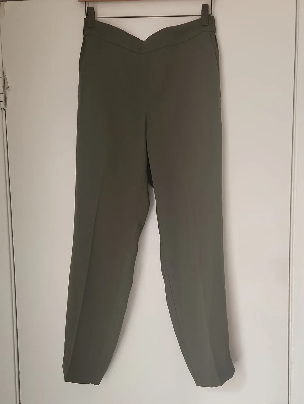 J. Crew Factory Olive-Style V-Waist Capris